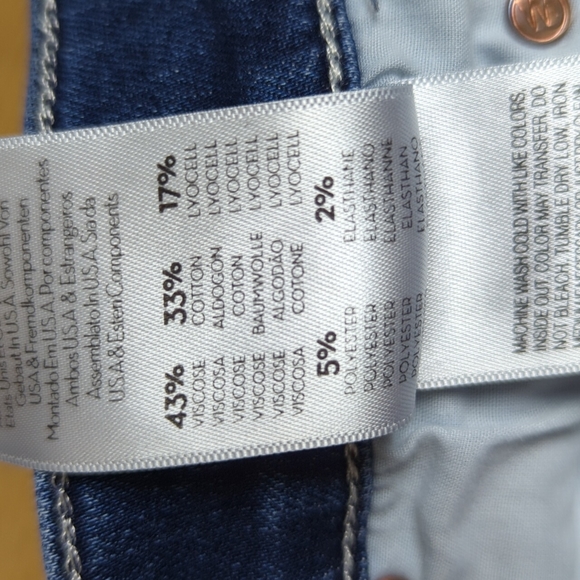 MOTHER Jeans Raw Hem Women's 27 Blue Wash Denim Jeans - Picture 15 of 16